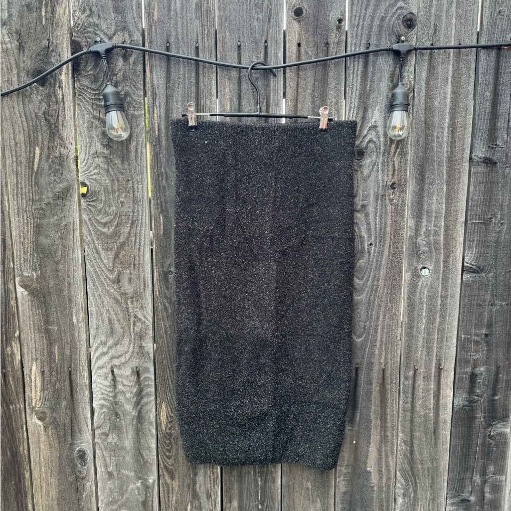 Marc Cain Designer Knitted Virgin Wool Brown Slim Fit Elastic Waist Skirt 2/Us 8